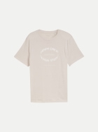 Tom Tailor Denim Basic T-Shirt mit Logo Print 16339-clouds grey bei Robert Ley