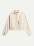 WOOLRICH Sweatshirt mit Stehkragen 8743-milky cream bei Robert Ley