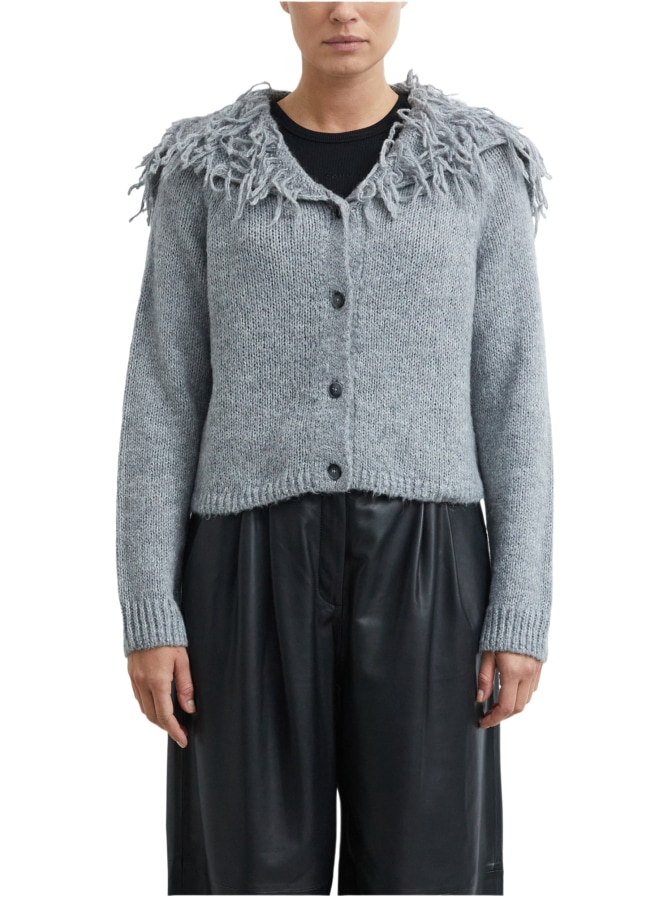 Comma Strickjacke mit Fransen bei Robert Ley
