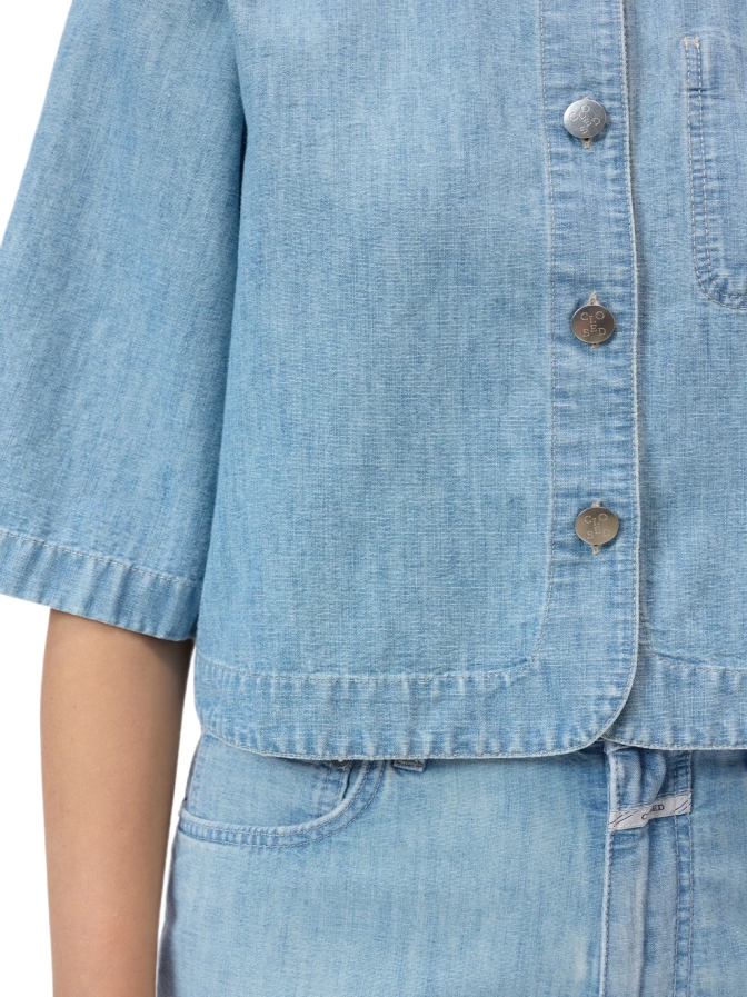 Closed Boxy Denim-Bluse bei Robert Ley