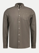 NZA New Zealand Auckland Baumwollstretchhemd 1128-LIGHT BROWN bei Robert Ley