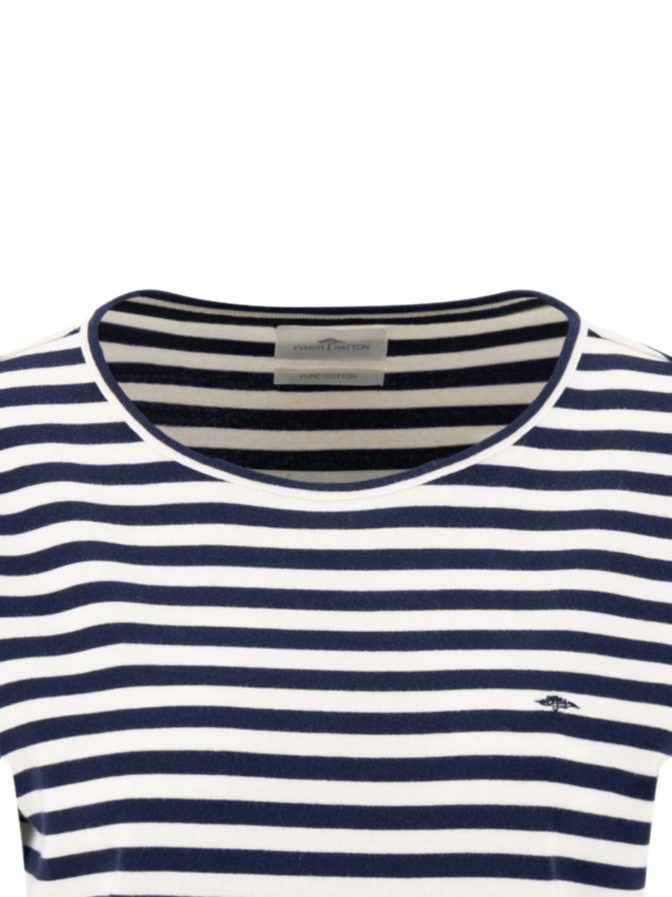 Fynch-Hatton T-Shirt mit Streifenmuster bei Robert Ley