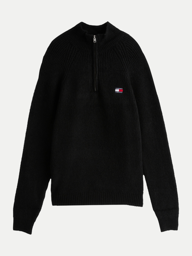 Tommy Jeans Pullover mit Viertel-Reißverschluss bei Robert Ley
