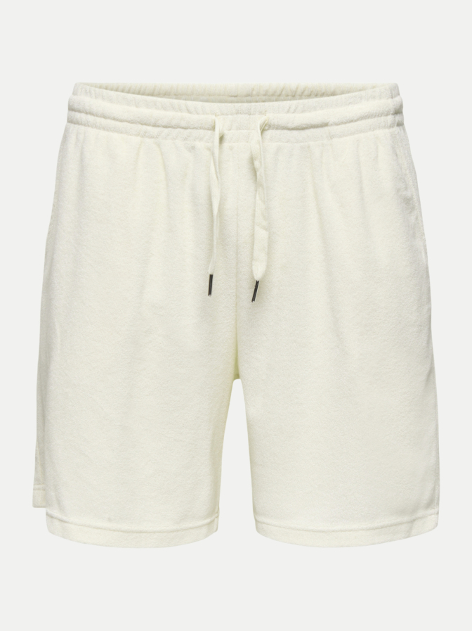 Only & Sons Frottee Shorts mit Kordelzug bei Robert Ley
