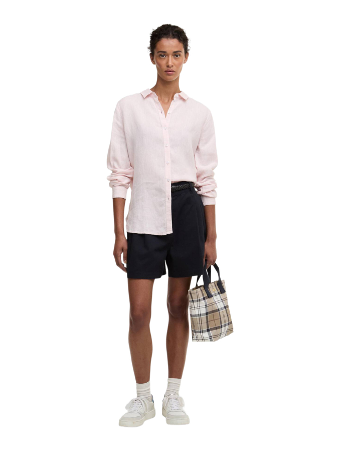 Barbour Leinenbluse Marine bei Robert Ley