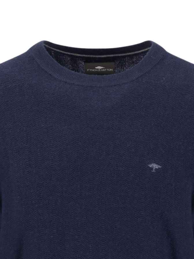 Fynch-Hatton Strickpullover mit Rundhalsausschnitt bei Robert Ley