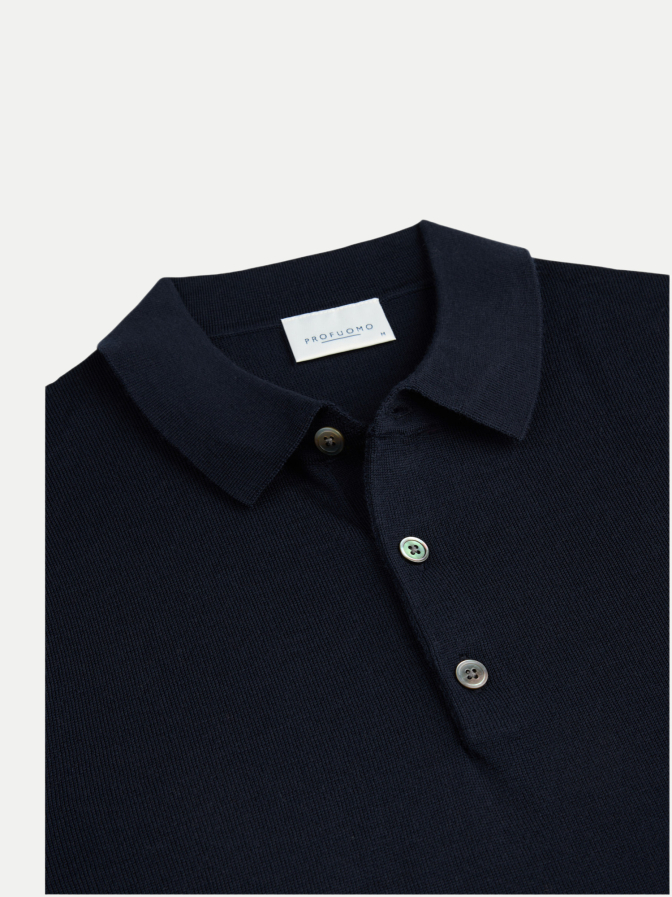 PROFUOMO Pullover mit Polokragen aus Wolle bei Robert Ley