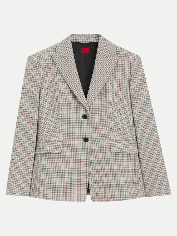HUGO Regular-Fit Blazer mit Mikro-Karo bei Robert Ley