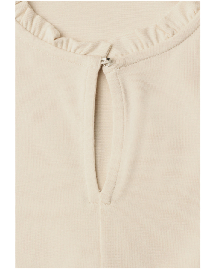 Street One Basic Langarmshirt mit Rüschen bei Robert Ley