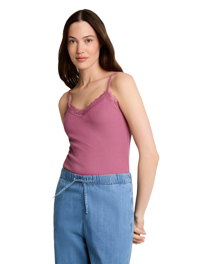Tom Tailor Denim Top mit Spitzen-Detail bei Robert Ley