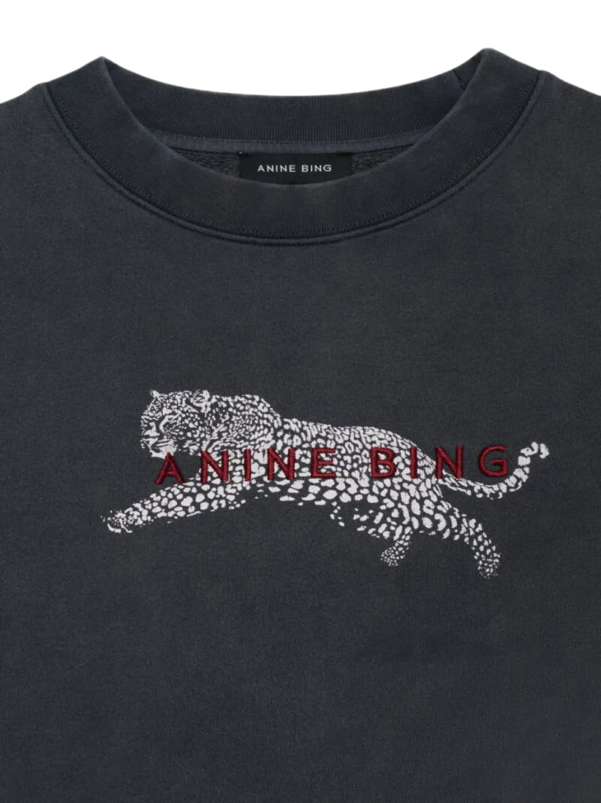 Anine Bing Sweatshirt Spenger Leopard bei Robert Ley
