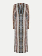 MISSONI Zick-Zack-Lamé Strickjacke SM9JR Multicsil-SM9JR Multicsilve/pin bei Robert Ley