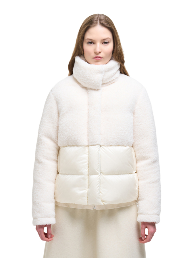 Colmar Daunenjacke mit Kunstpelz-Applikation bei Robert Ley