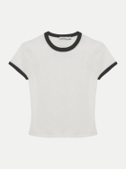 SIMKHAI T-Shirt Carmen aus Baumwoll-Seide-Mix ivory bei Robert Ley