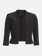 Swing Taillierte Jacke aus Jersey Crêpe 100-black bei Robert Ley