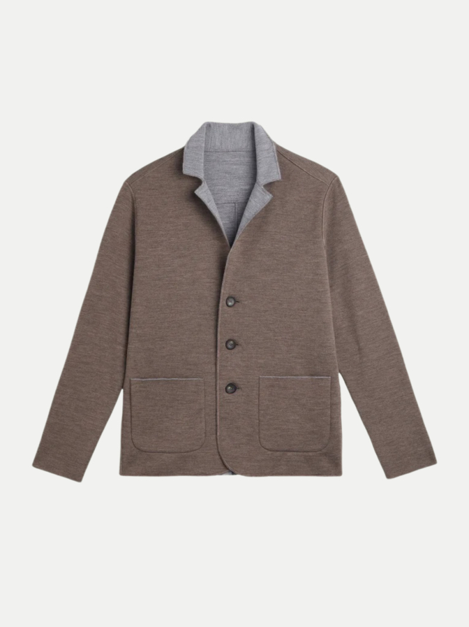 3RD MAY Wendbarer Strickblazer aus Merino bei Robert Ley