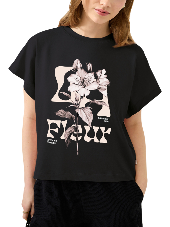 Q/S designed by T-Shirt mit Fotoprint bei Robert Ley