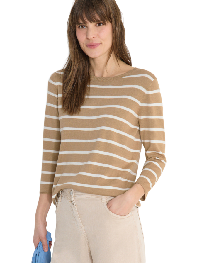Cecil Getreifter Sweater bei Robert Ley
