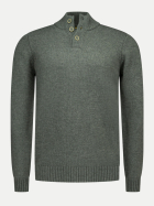 NZA New Zealand Auckland Strickpullover mit Stehkragen 1774-RANGER GREEN MELANGE bei Robert Ley