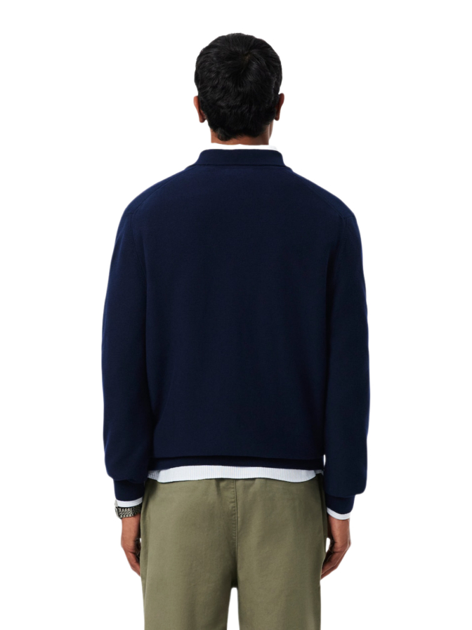 Lacoste Langarm-Polohemd aus Strick bei Robert Ley