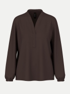 Marc Cain Bluse mit V-Ausschnitt 697-seal brown bei Robert Ley