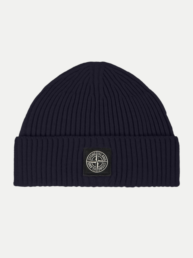 Stone Island Gerippte Strickmütze bei Robert Ley