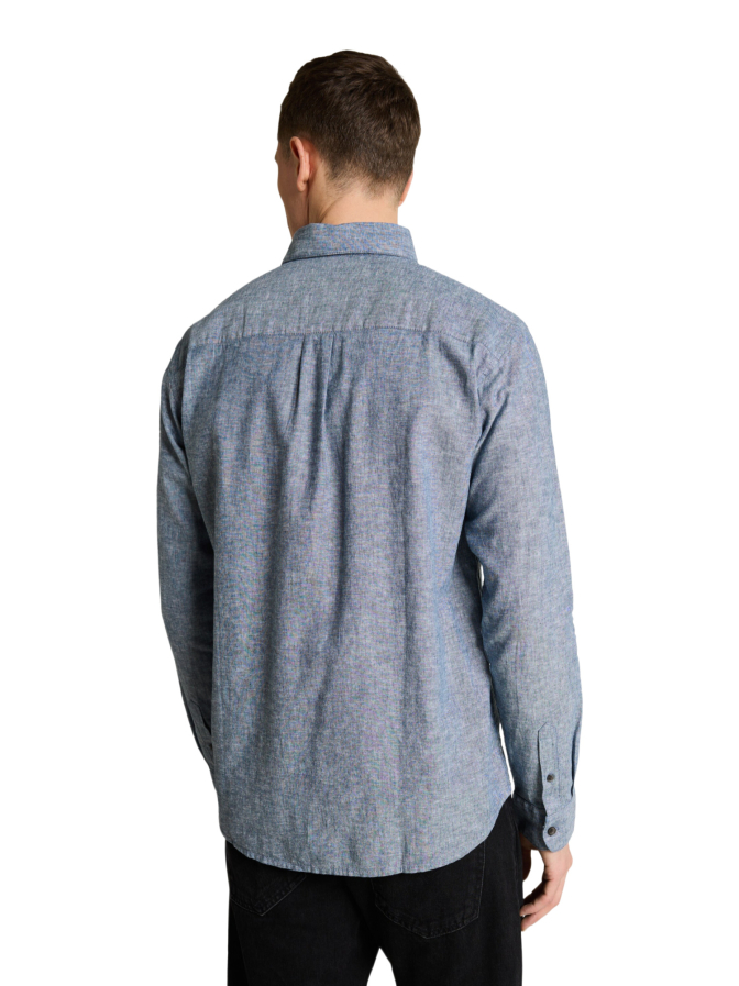 Tom Tailor Denim Leinenhemd mit Langarm bei Robert Ley