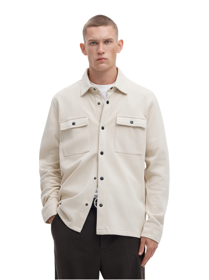 SELECTED HOMME Overshirt mit Druckknöpfen bei Robert Ley