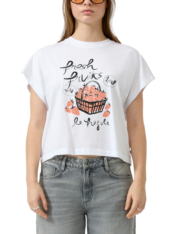 Q/S designed by T-Shirt mit Frontprint bei Robert Ley