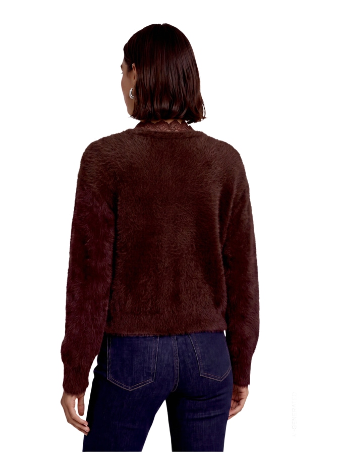 Zero Kunstfelljacke mit Spitzen-Details bei Robert Ley