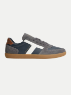Tommy Hilfiger Ledersneaker TRIBECA mit Strukturmix DW5-BLUE bei Robert Ley