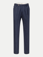 Windsor Men Streifenhose Silvi 410-Navy 410 bei Robert Ley