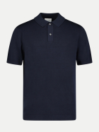 Roy Robson Kurzarmpullover mit Polokragen A401-DARK BLUE bei Robert Ley