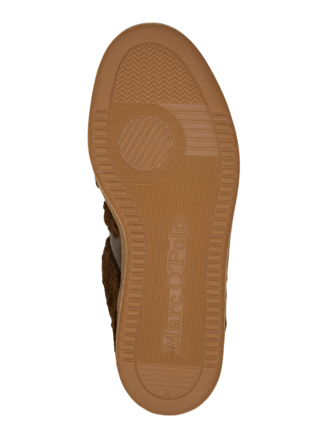 Marc O'Polo Sneakers aus Leder und Teddyfell bei Robert Ley