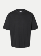 SELECTED HOMME Basic T-Shirt 179099-Black bei Robert Ley