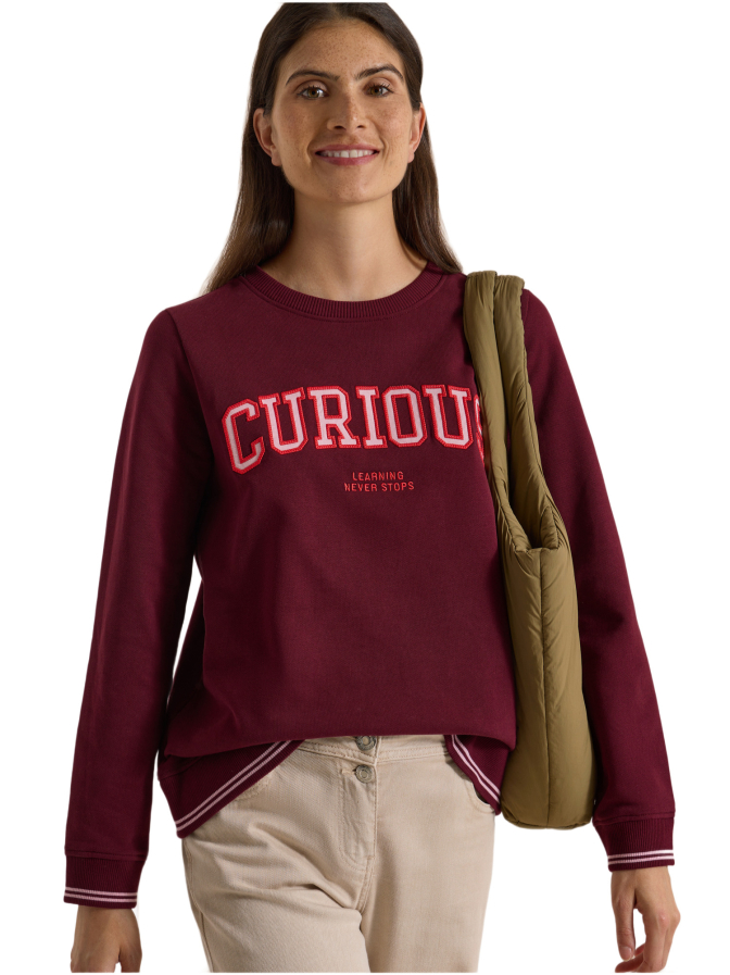 Cecil Sweatshirt mit Stickerei bei Robert Ley