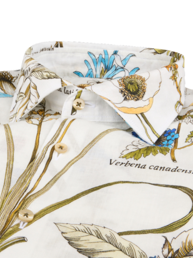 Stenströms Leinenhemd mit Print bei Robert Ley