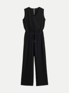 Opus Jumpsuit Mylara in Seersucker Struktur 900-black bei Robert Ley