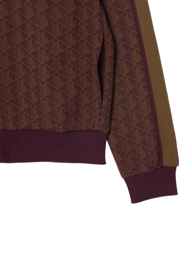 Lacoste Sweatjacke mit Monogram-Muster bei Robert Ley