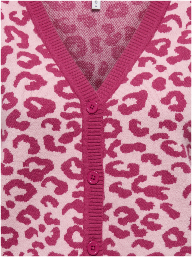 Only Strickjacke ONLLEO mit Leo-Print bei Robert Ley