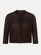 Windsor Women Strickjacke 201-Dark Brown 201 bei Robert Ley