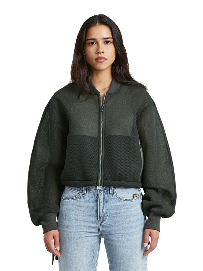 G-STAR RAW Mesh-Jacke verkürzt bei Robert Ley