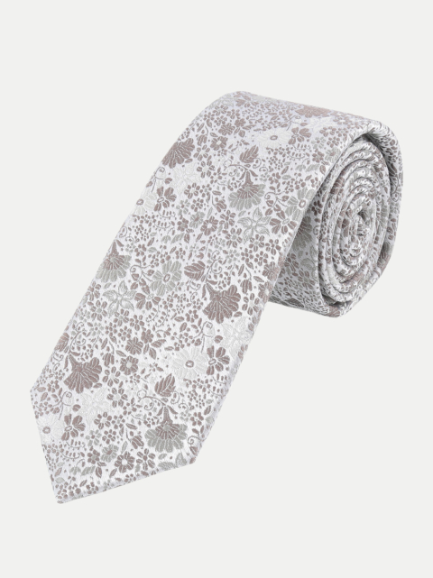 Prince Bowtie Krawatte mit Floralem Muster 7cm bei Robert Ley