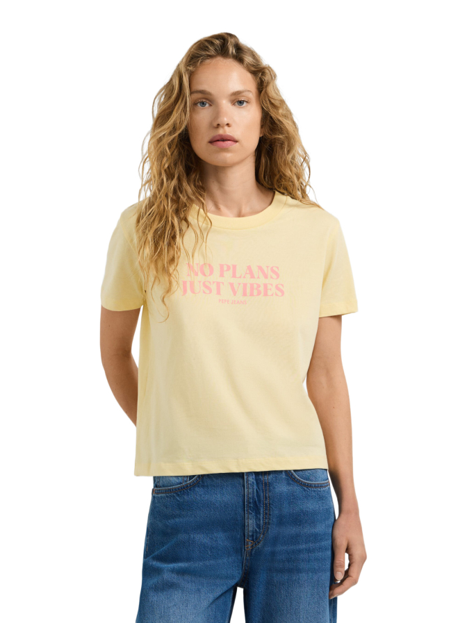 Pepe Jeans T-Shirt CLEO mit Schriftzug bei Robert Ley