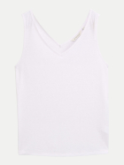 Tom Tailor Casual Top mit doppelten V-Ausschnitt 20000-White bei Robert Ley