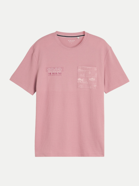 Tom Tailor Casual T-Shirt mit Brusttasche bei Robert Ley