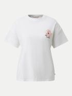 Q/S designed by T-Shirt mit Frontprint 01D0-WHITE bei Robert Ley