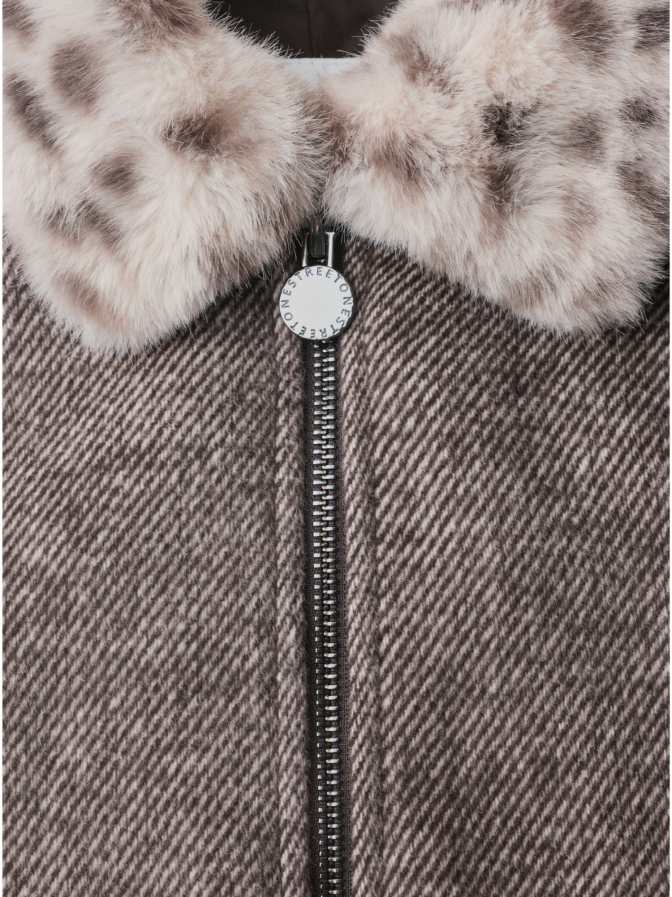 Street One Jacke mit Kunstfell-Kragen bei Robert Ley
