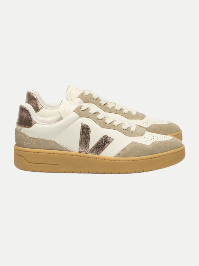 Veja Sneaker V-90 PURE BRONZE NATURAL bei Robert Ley
