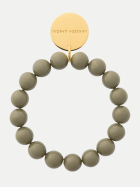 Vanessa Baroni Mini Beads Flex Bracelet light olive bei Robert Ley